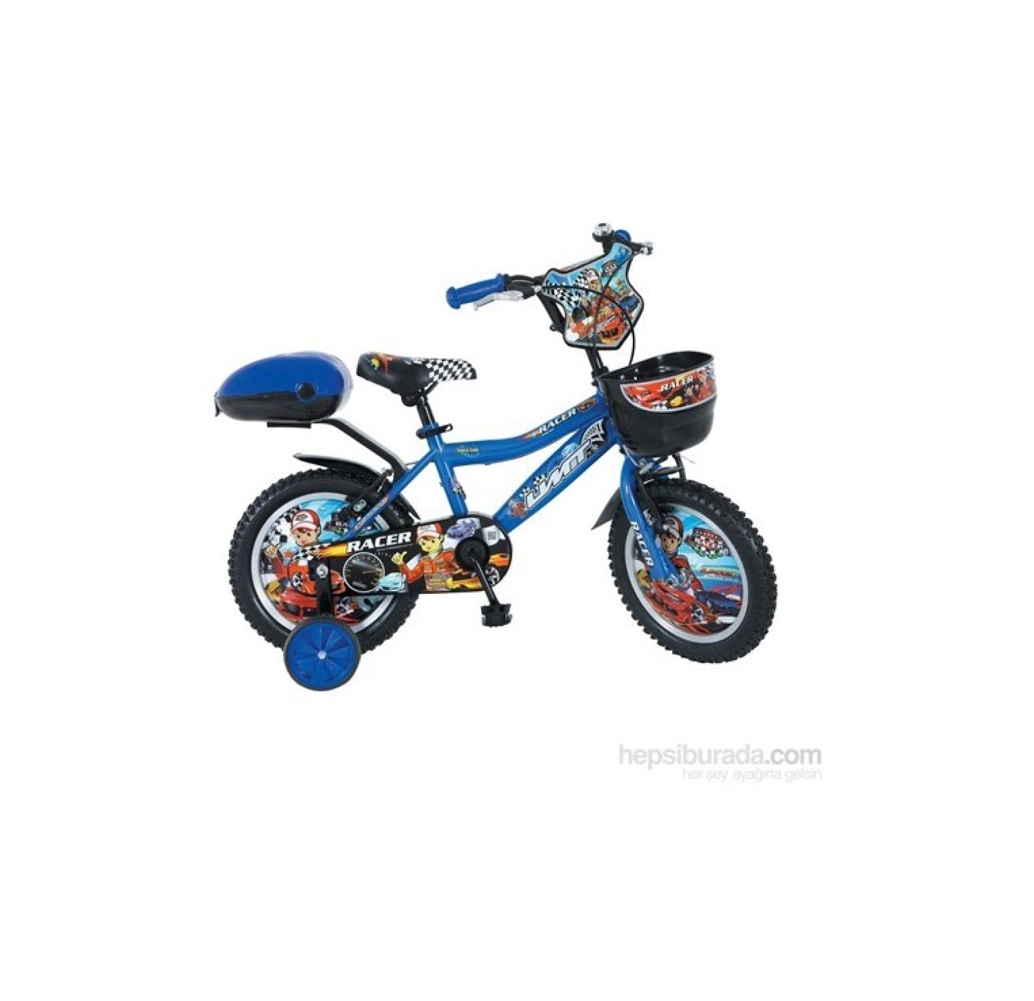 Ümit Bisiklet Ümit 14" Racer 1448 Çelik Kadro V Fren 1 Vites Mavi Unisex Çocuk Bisikleti ürün görseli