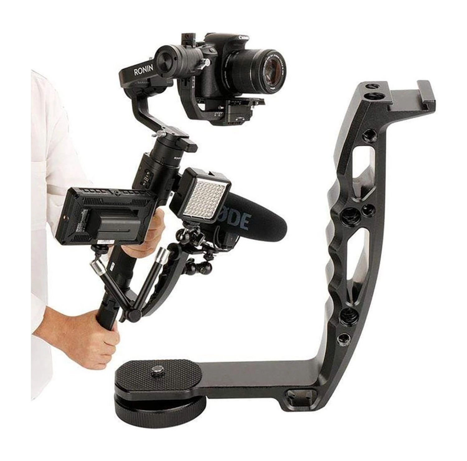 Uurig Dh03 Djı Ve Zhiyun Gimballar Için L Bracket - Görsel 3