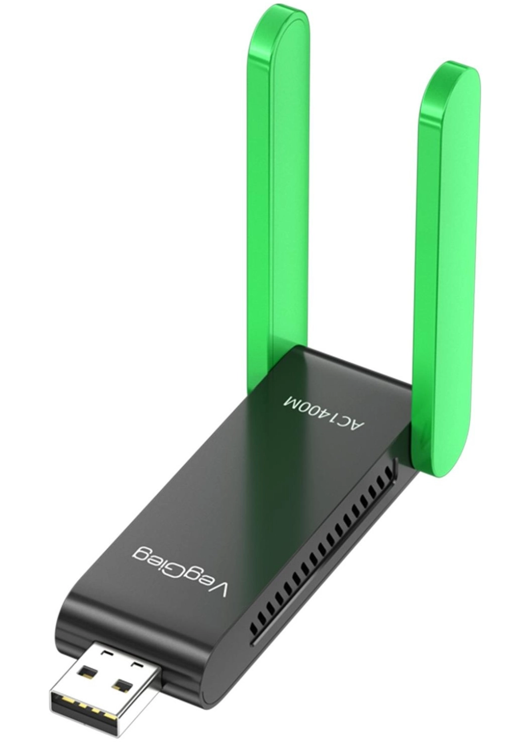 Veggieg 1400 Mbps 2.4Ghz/5Ghz Dual Band Gigabit Alıcı Verici Usb Wifi Adaptör ürün görseli