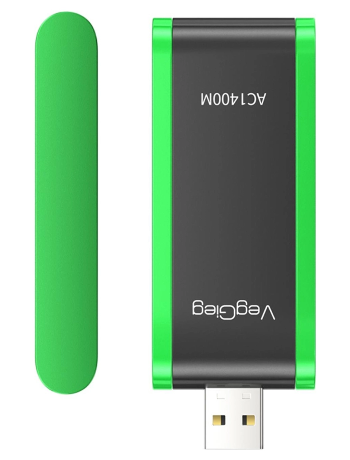 Veggieg 1400 Mbps 2.4Ghz/5Ghz Dual Band Gigabit Alıcı Verici Usb Wifi Adaptör - Görsel 3