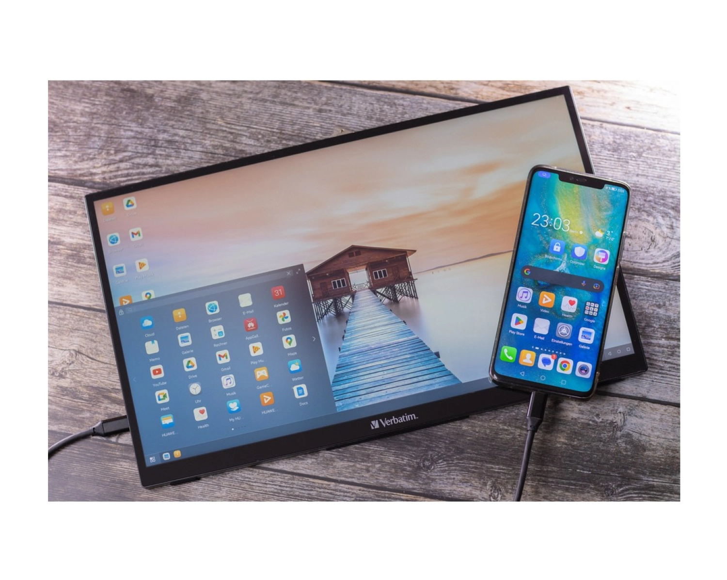 Verbatim 15.6" Full Hd 1080P Freesync 6Ms Taşınabilir Dokunmatik Monitör (Pmt-15) 49592 ürün görseli