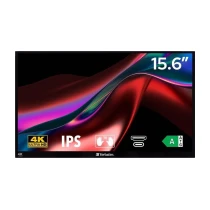 Verbatim 32238 Pmt-15 4K 15.6'' Usb-C Dokunmatik Metal Kasa Taşınabilir Monitör
