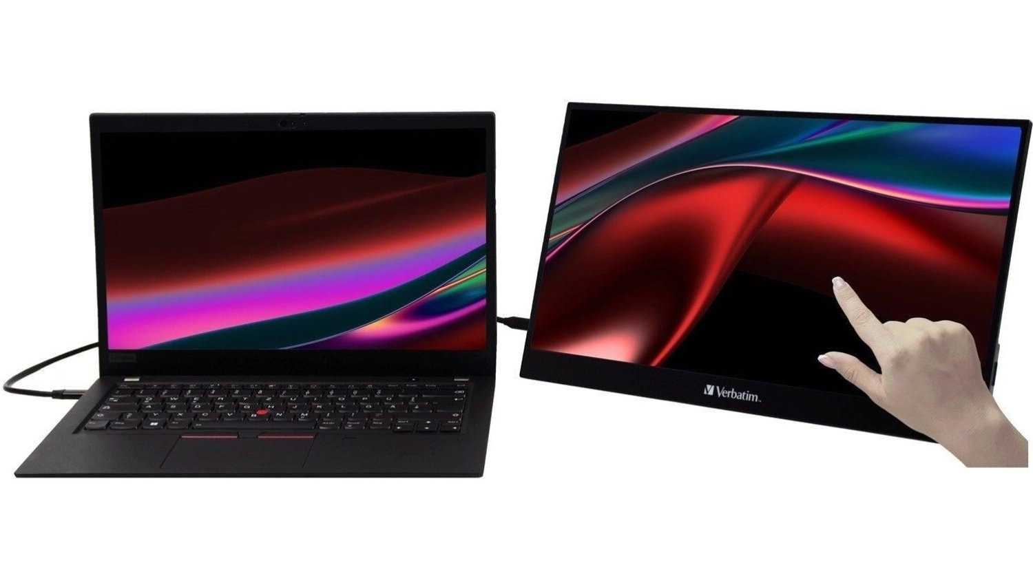 Verbatim 32238 Pmt-15 4K 15.6'' Usb-C Dokunmatik Metal Kasa Taşınabilir Monitör - Görsel 4