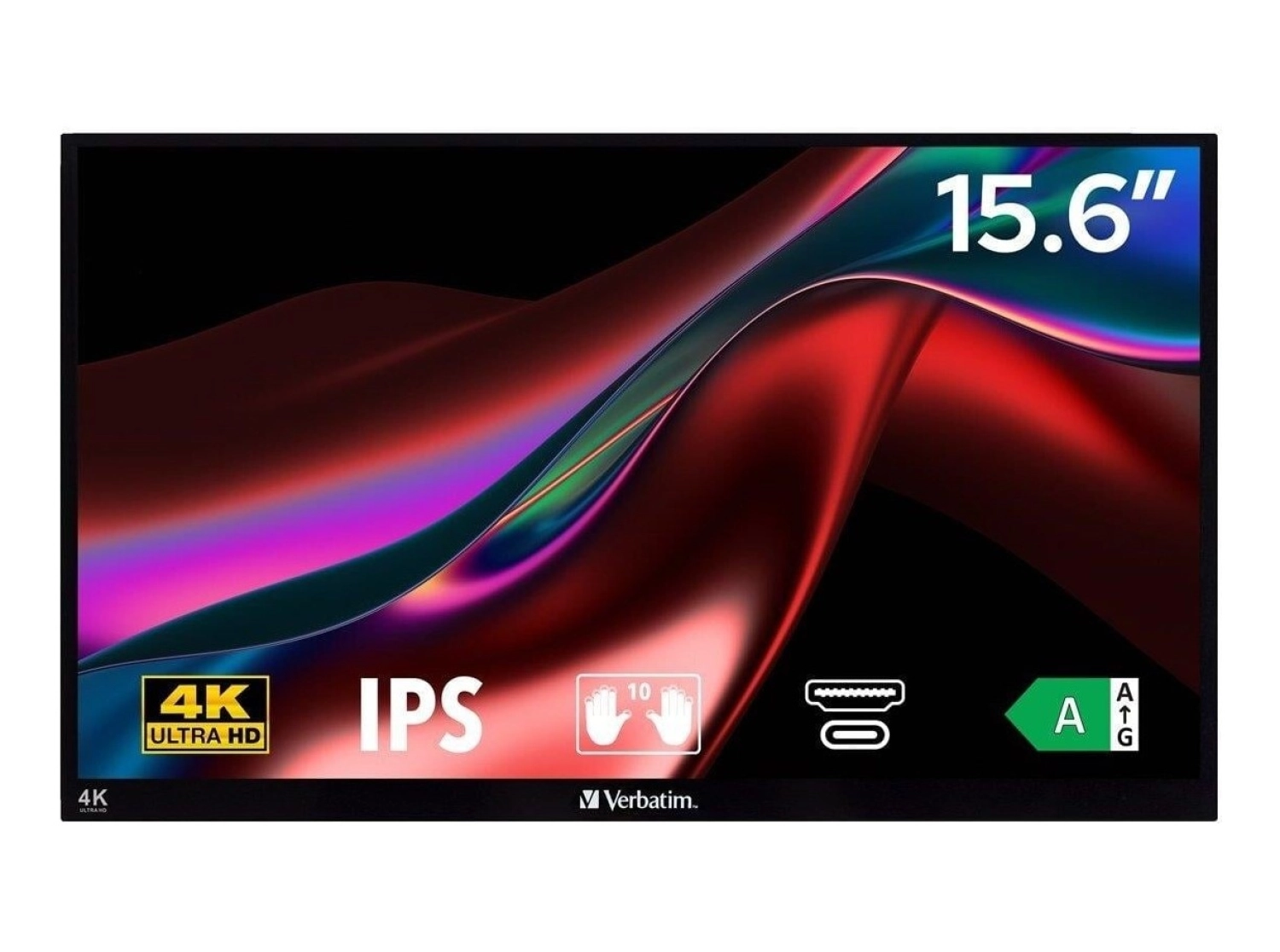 Verbatim 32238 Pmt-15 4K 15.6'' Usb-C Dokunmatik Metal Kasa Taşınabilir Monitör ürün görseli