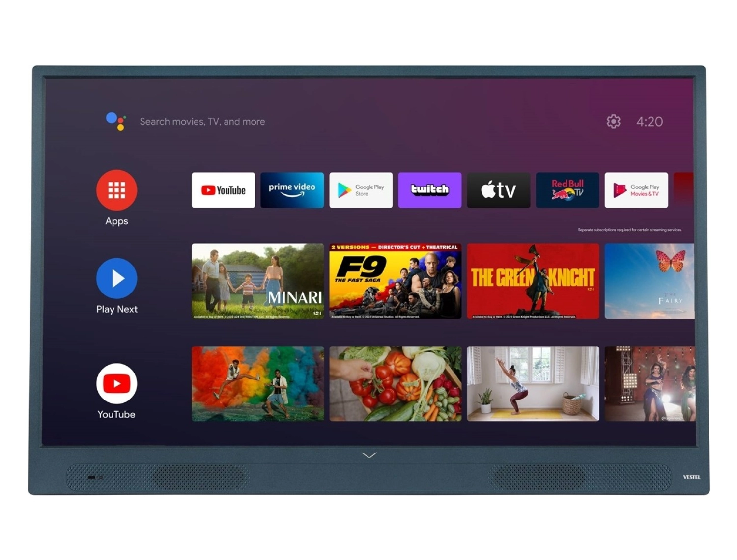 Vestel 32Fa9950L Full Hd 32" 82 Ekran Lacivert Uydu Alıcılı Android Smart Taşınabilir Led Tv - Görsel 2