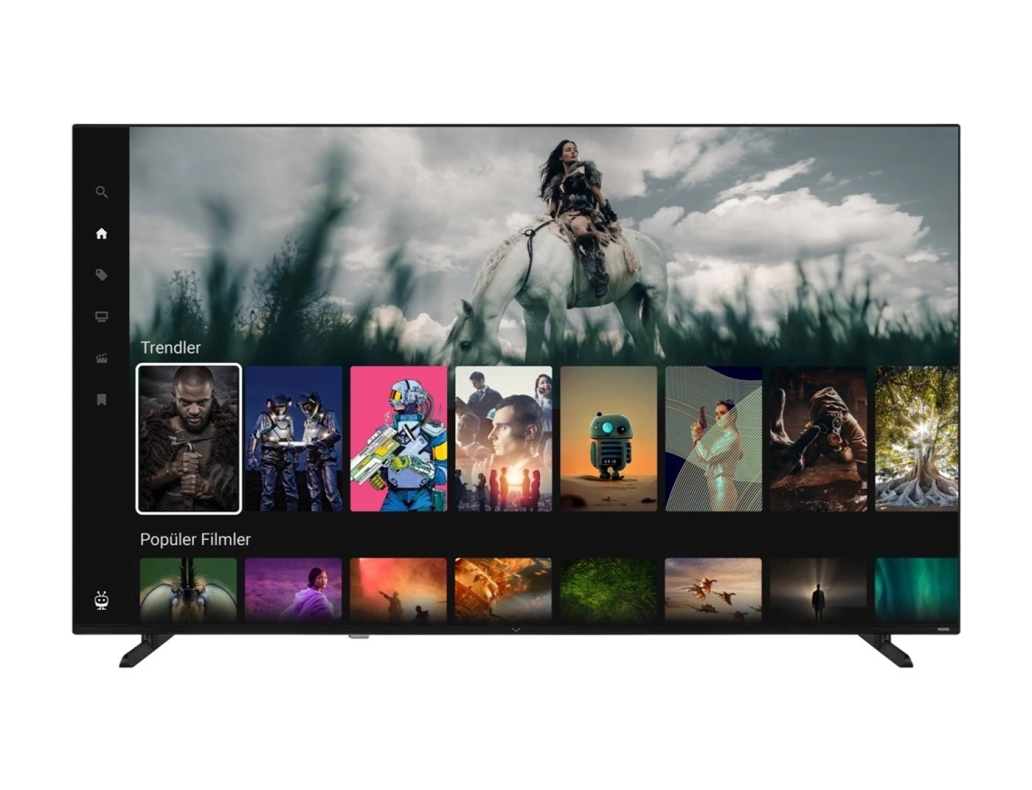 Vestel 55Qt9850 4K Ultra Hd 55'' 140 Ekran Uydu Alıcılı Smart Qled Tv - Görsel 3