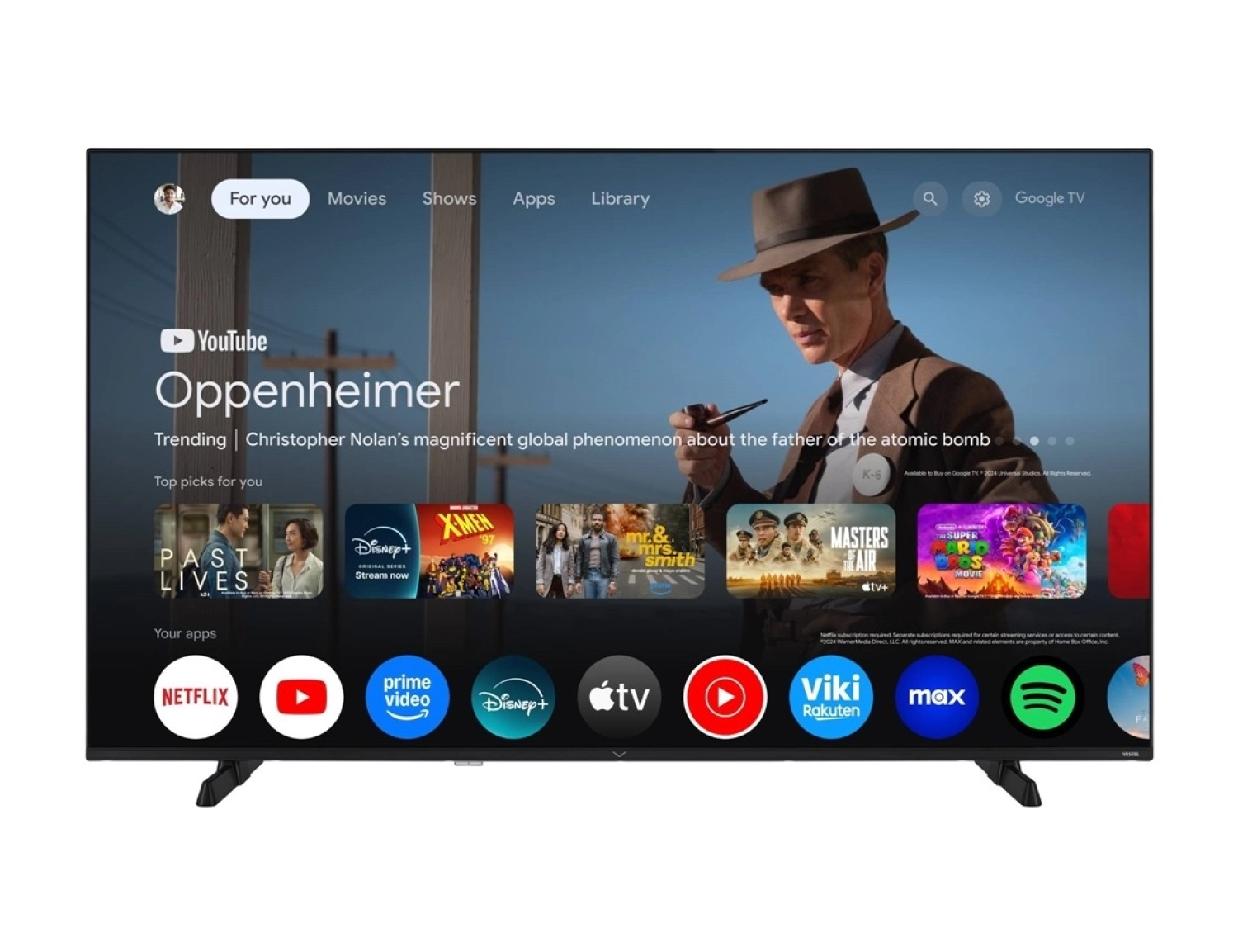 Vestel 55Ug9750 55'' 139 Ekran Uydu Alıcılı 4K Ultra Hd Smart Google Led Tv - Görsel 3
