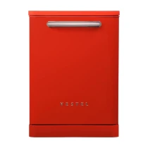 Vestel Bm 5011 Retro Kırmızı 5 Programlı Bulaşık Makinesi