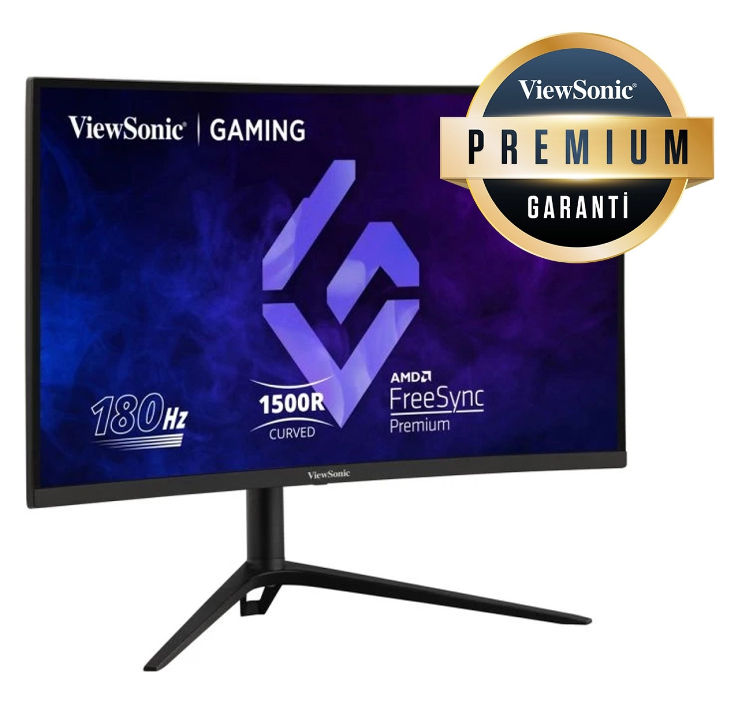 Viewsonic Vx2718-Pc-Mhdj 27” 1Ms 165Hz Freesync Premium Va Full Hd Curved Gaming Monitör ürün görseli