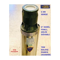 Vortex 6 Nr 35-03 5.5 Hp Motora Paslanmaz Çelik Gövdeli Norly Fanlı Kum Savaşcısı 6" Dalgıç Pompa Kademesi