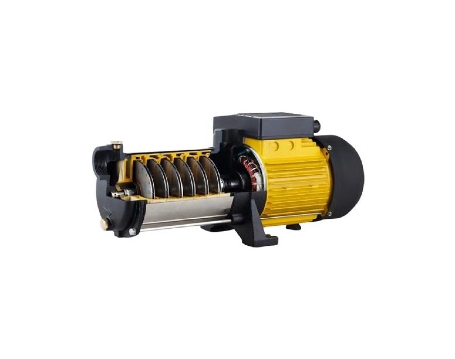 Vortex Vkp S/S 7-05 M 2 Hp 220V Paslanmaz Çelik Fanlı Kademeli Yatay Milli Pompa ürün görseli
