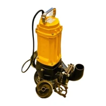 Vortex Wcr1000 10 Hp Çelik Açık Fanlı Bıçaklı Süper Öğütücülü Tıkanmaz Pis Su Foseptik Dalgıç Pompa