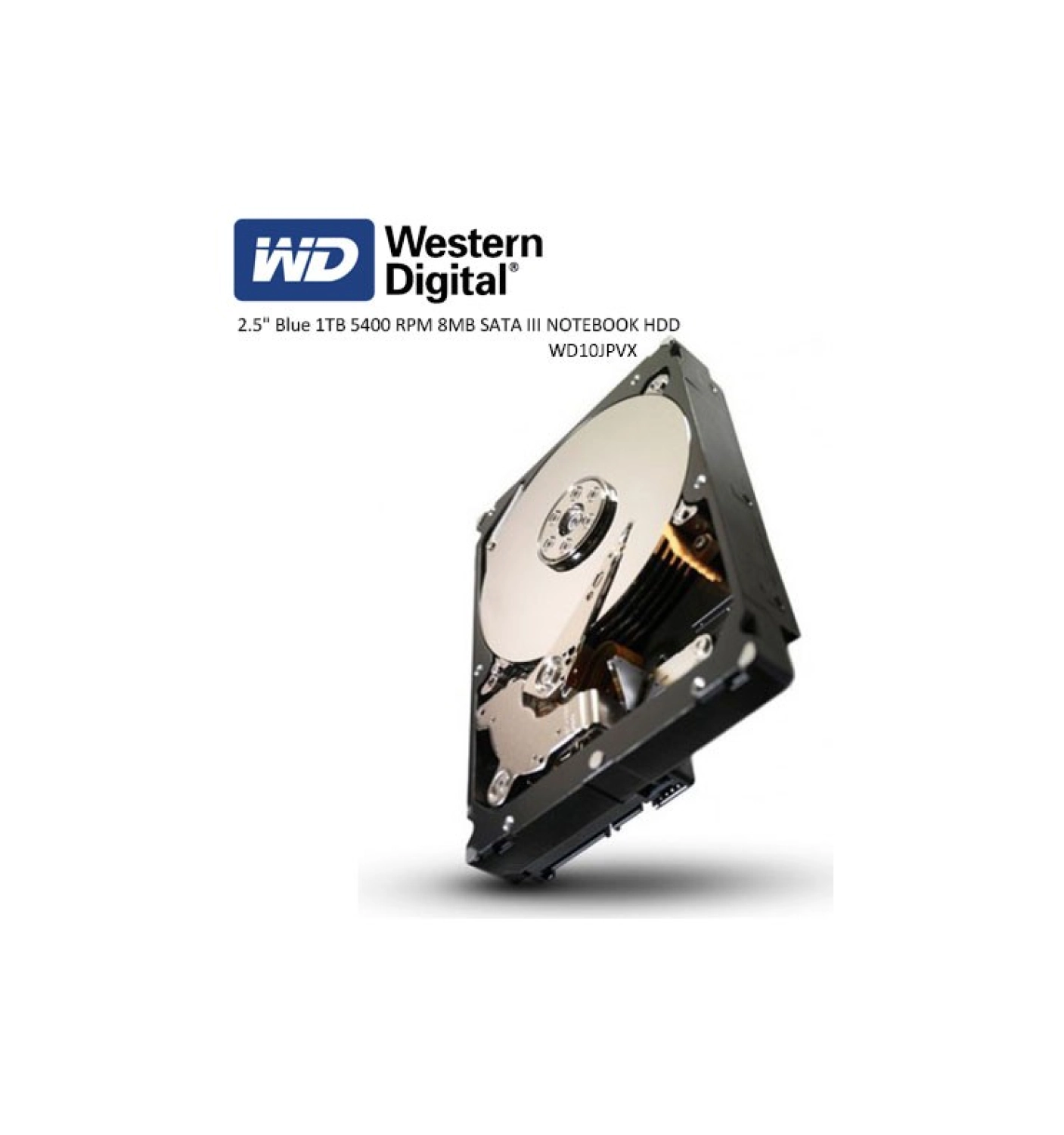 Wd 2.5 Blue 1Tb 5400 Rpm 8Mb Sata3 Notebook Hdd Wd10Jpvx ürün görseli