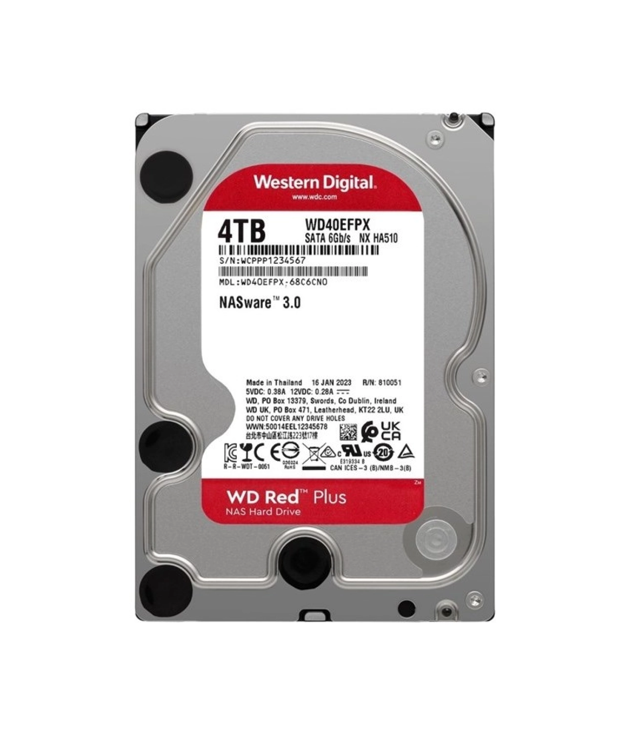 Wd 4Tb Red 3.5" 5400Rpm 256Mb Sata3 Wd40Efpx ürün görseli