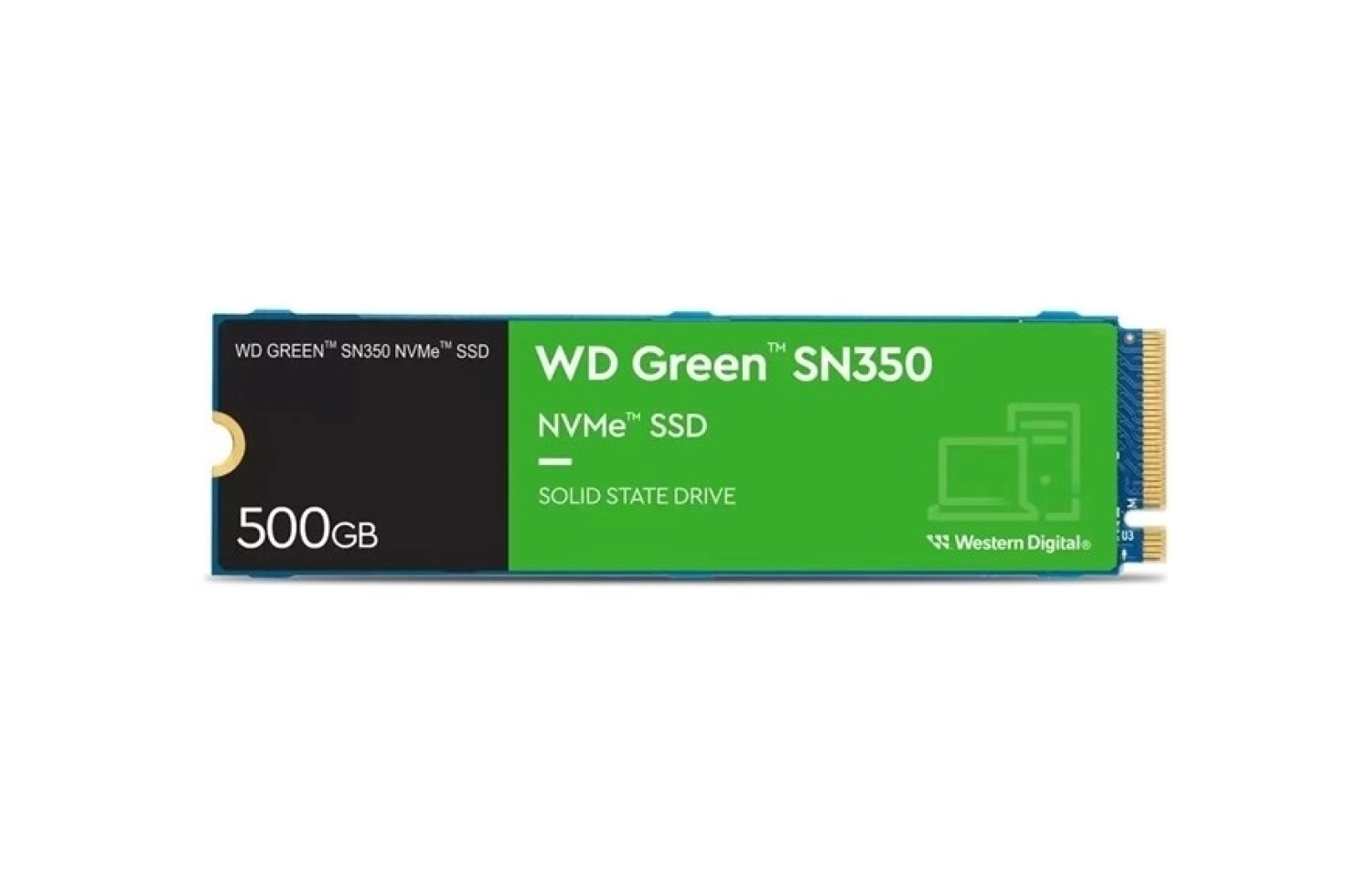 Wd 500Gb Wd Green M.2 Nvme 2400/1500Mb/S Wd S500G2G0C Ssd ürün görseli