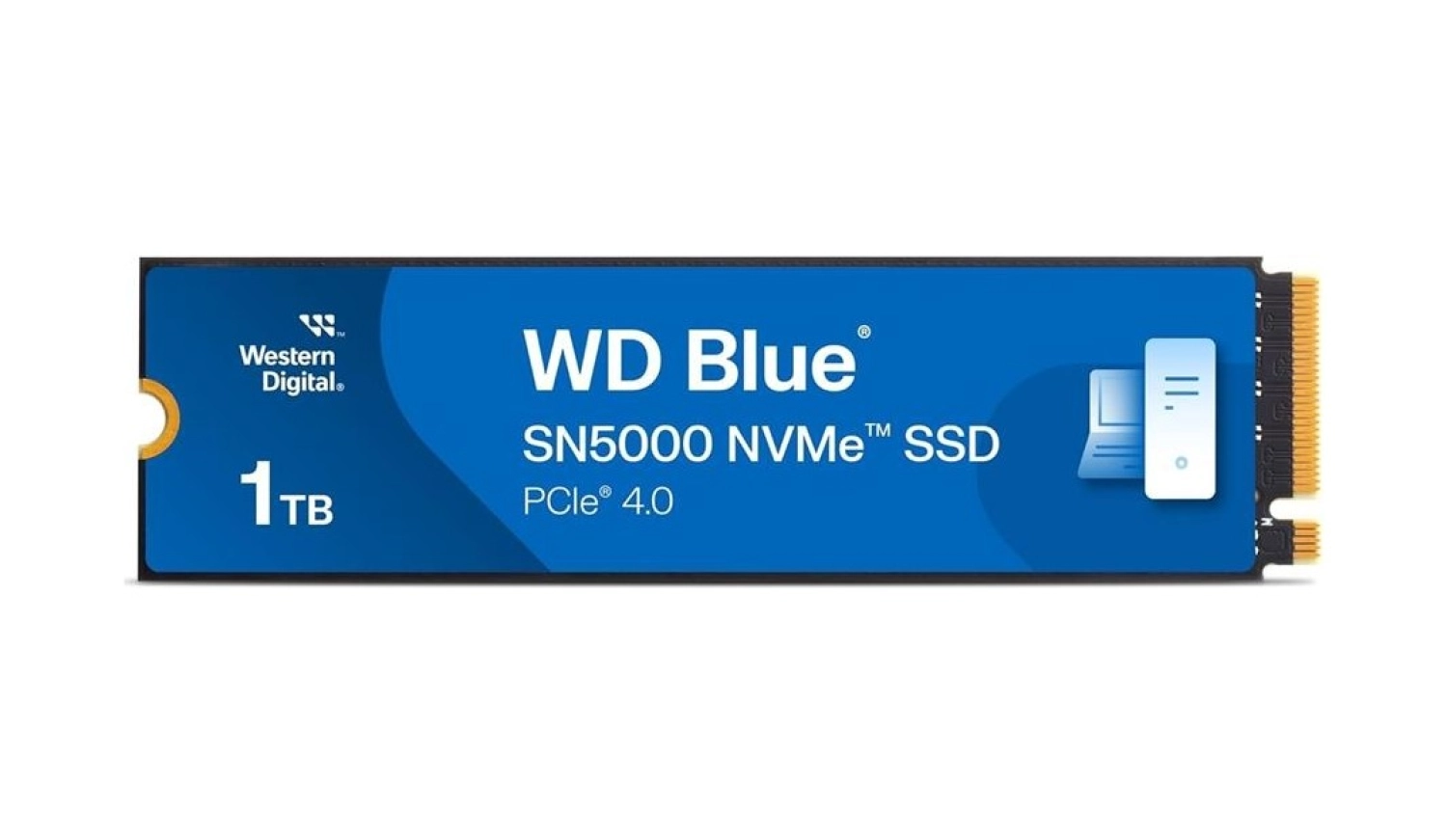 Wd Blue 1Tb Sn5000 Wds100T4B0E 5150Mb/S Pcıe Gen4 X4 Nvme 2280 M.2 Ssd - Görsel 3
