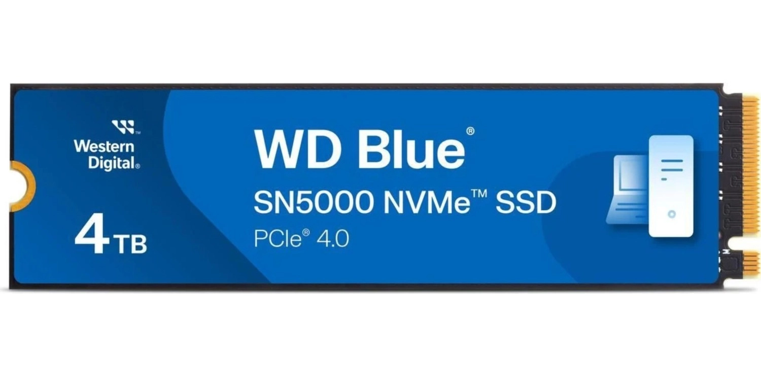 Wd Blue Sn5000 4Tb Wds400T4B0E 5500/5000Mb/S Pcıe Gen4 X4 M.2 2280 Nvme Ssd - Görsel 4