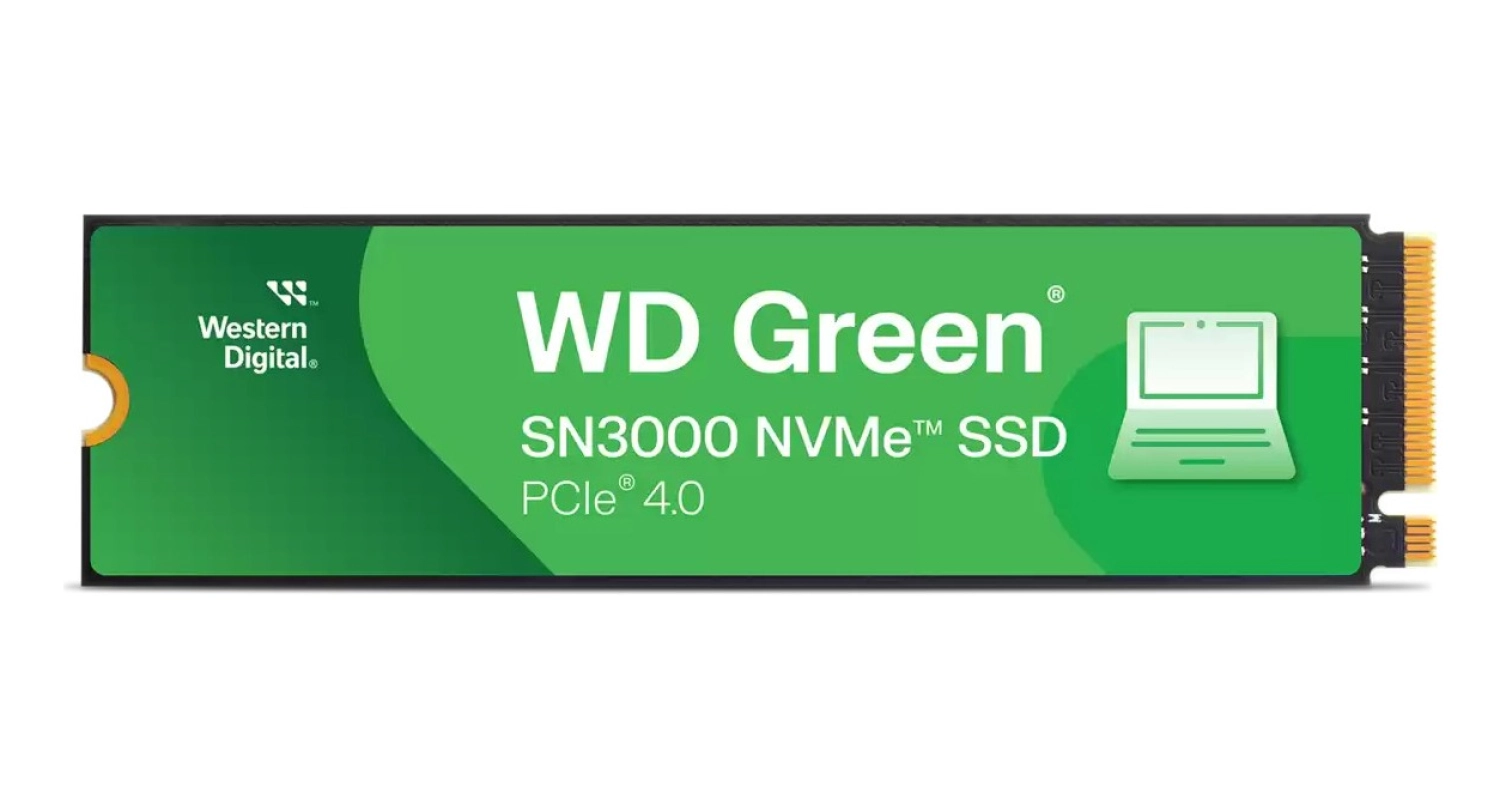 Wd Green 2Tb Sn3000 Wds200T4G0E 5000Mb/S Pcıe Gen4 X4 Nvme 2280 M.2 Ssd ürün görseli
