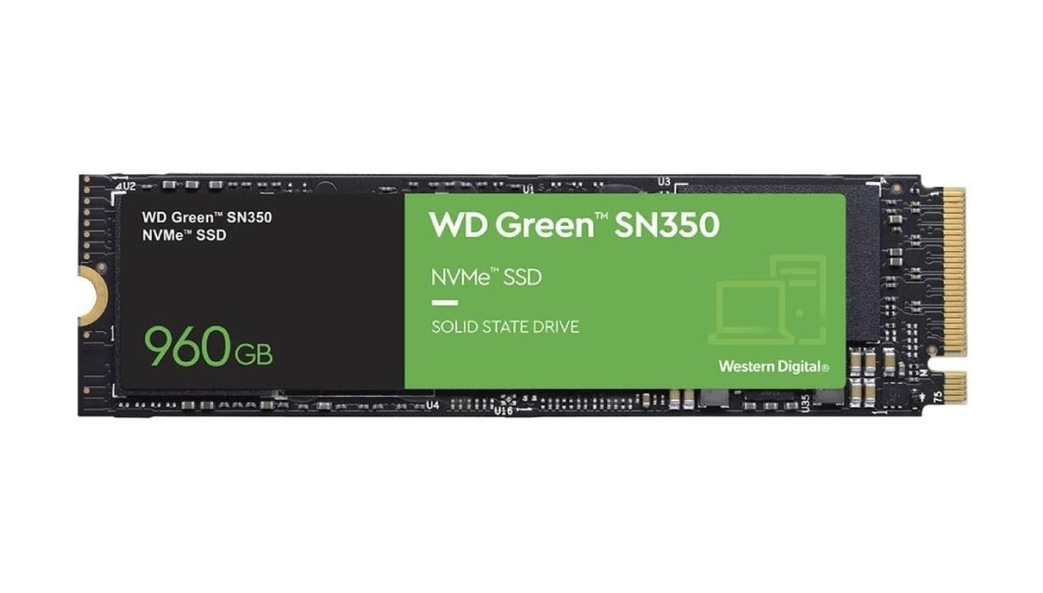 Wd Green Sn350 960Gb 2400-900Mb Sata3 M.2 Pcie Nvme Ssd ürün görseli