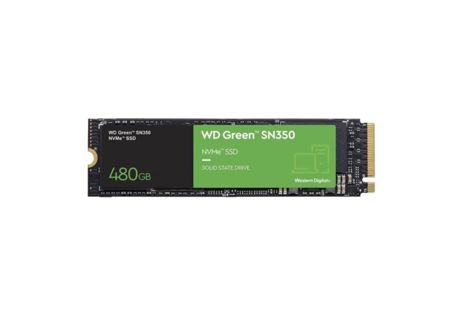 Wd Green Sn350, Wds480G2G0C, 480Gb, 2400/1650, Nvme Pcıe M.2, Ssd - Görsel 2