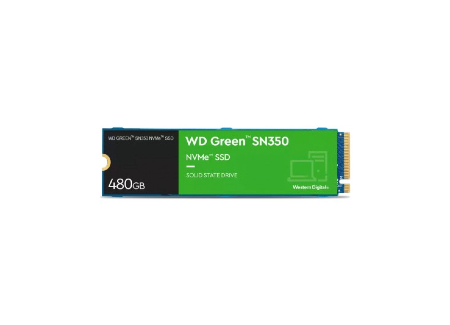 Wd Green Sn350, Wds480G2G0C, 480Gb, 2400/1650, Nvme Pcıe M.2, Ssd - Görsel 4