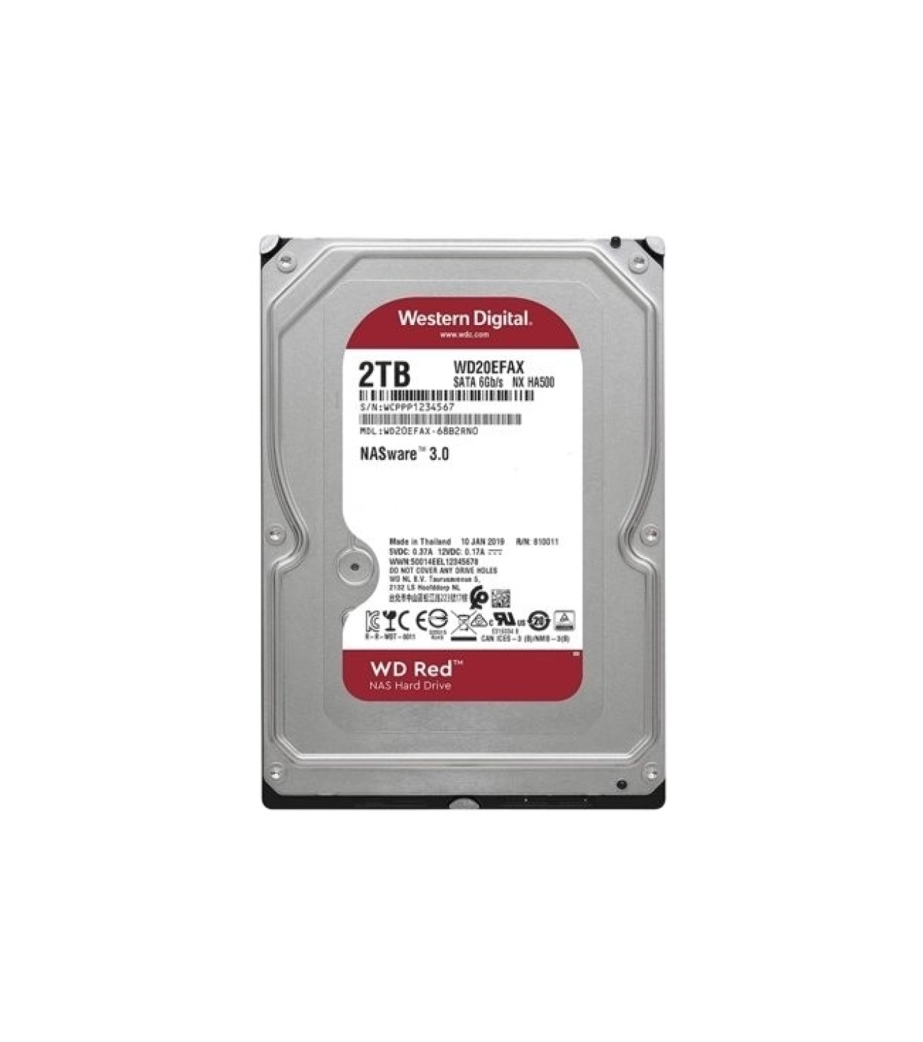 Wd Red 3,5 2Tb 64Mb 5400Rpm Wd20Efax ürün görseli