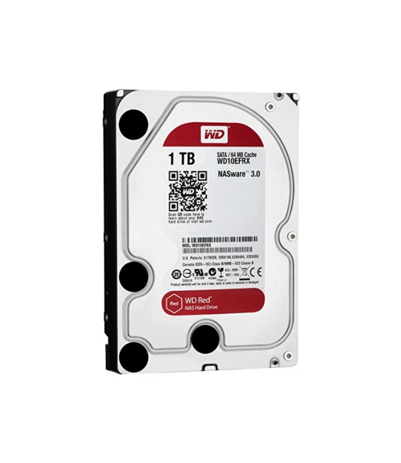 Wd Red Wd10Efrx 3,5" 1Tb, 64Mb, 5400 Rpm, 7/24-Nas-Server Hdd ürün görseli