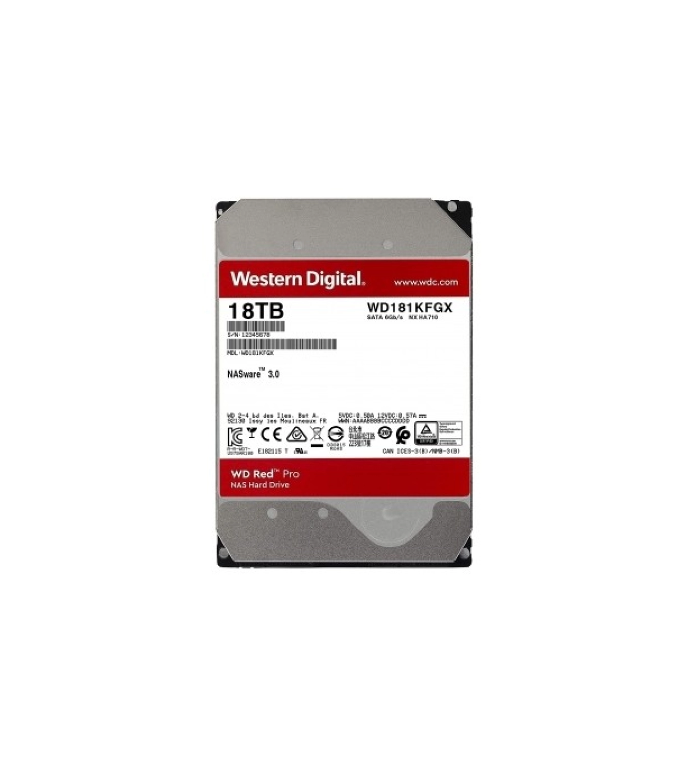 Wd Western Digital Red Pro 18 Tb 3.5'' Sata 6 Hdd Wd181Kfgx ürün görseli