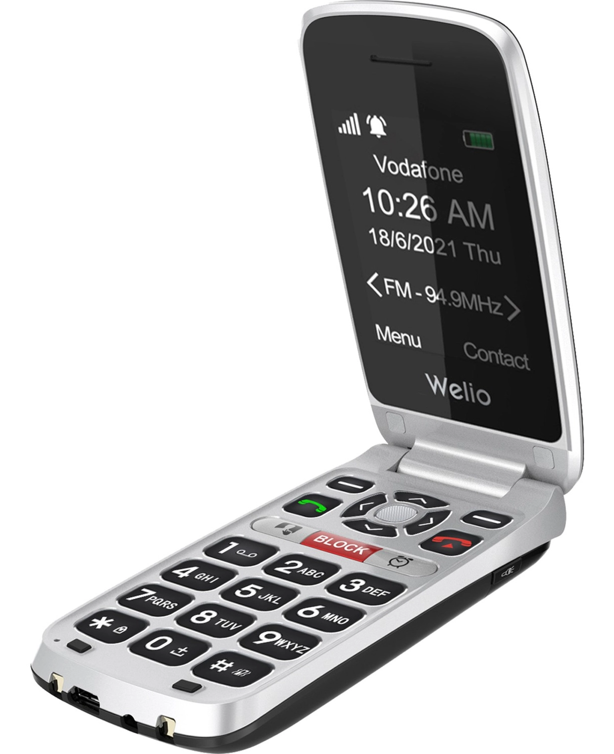 Welio Wkey T300 Siyah Tuşlu Telefon - Görsel 3
