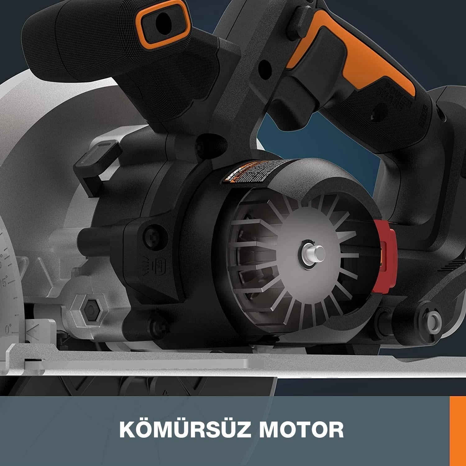 Worx Li-Ion Kömürsüz Profesyonel Daire Testere 20Volt 4.0Ah - Görsel 4