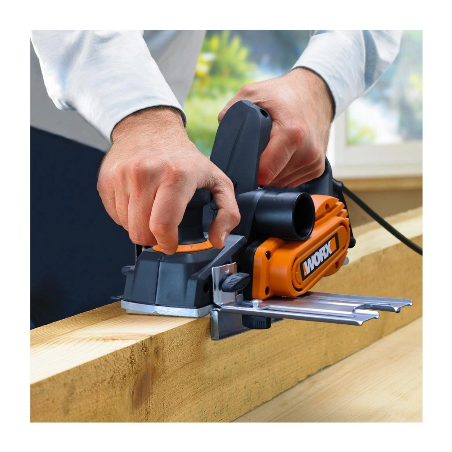 Worx Wx615 750Watt 82Mm Çift Bıçaklı Profesyonel Planya - Görsel 3