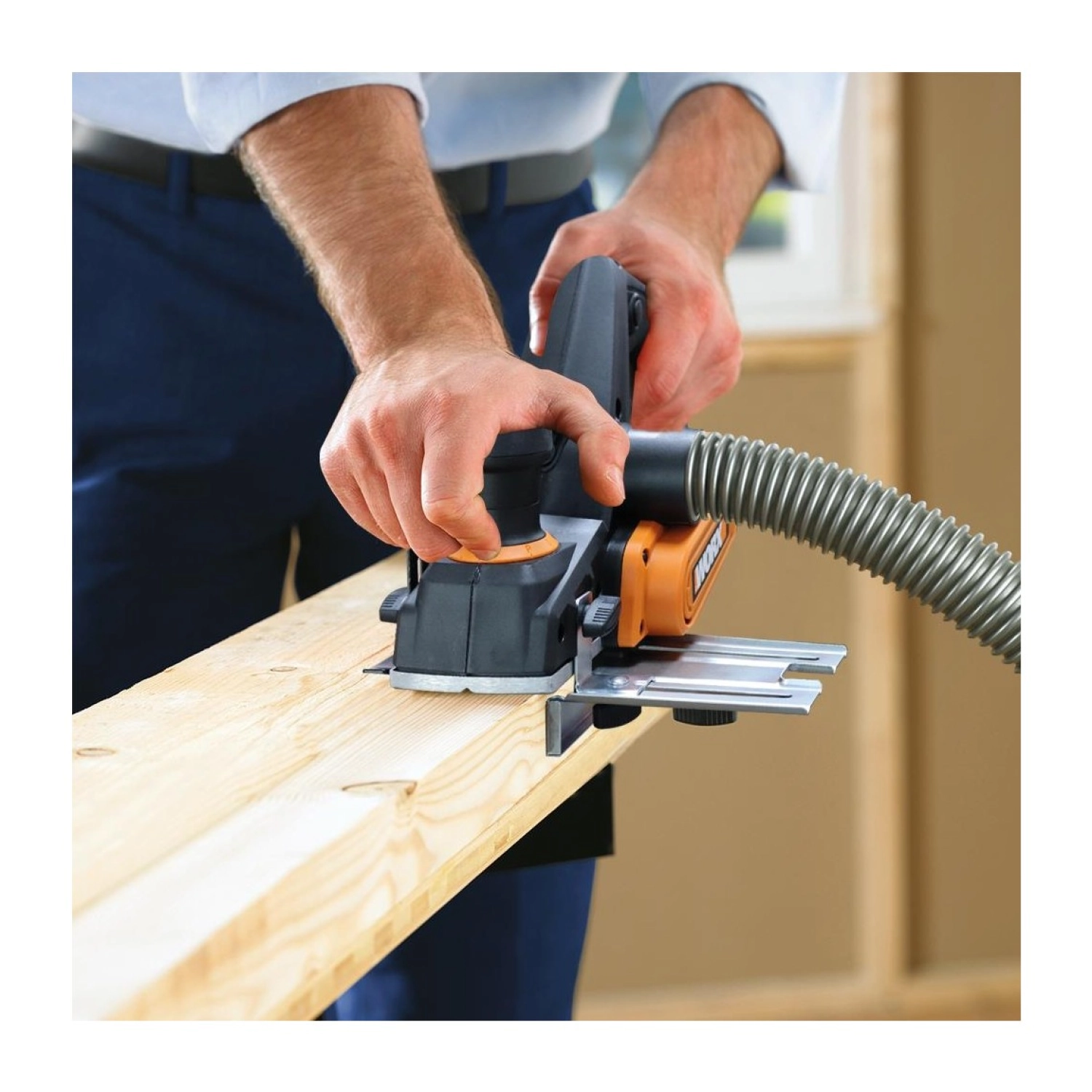 Worx Wx615 750Watt 82Mm Çift Bıçaklı Profesyonel Planya - Görsel 5