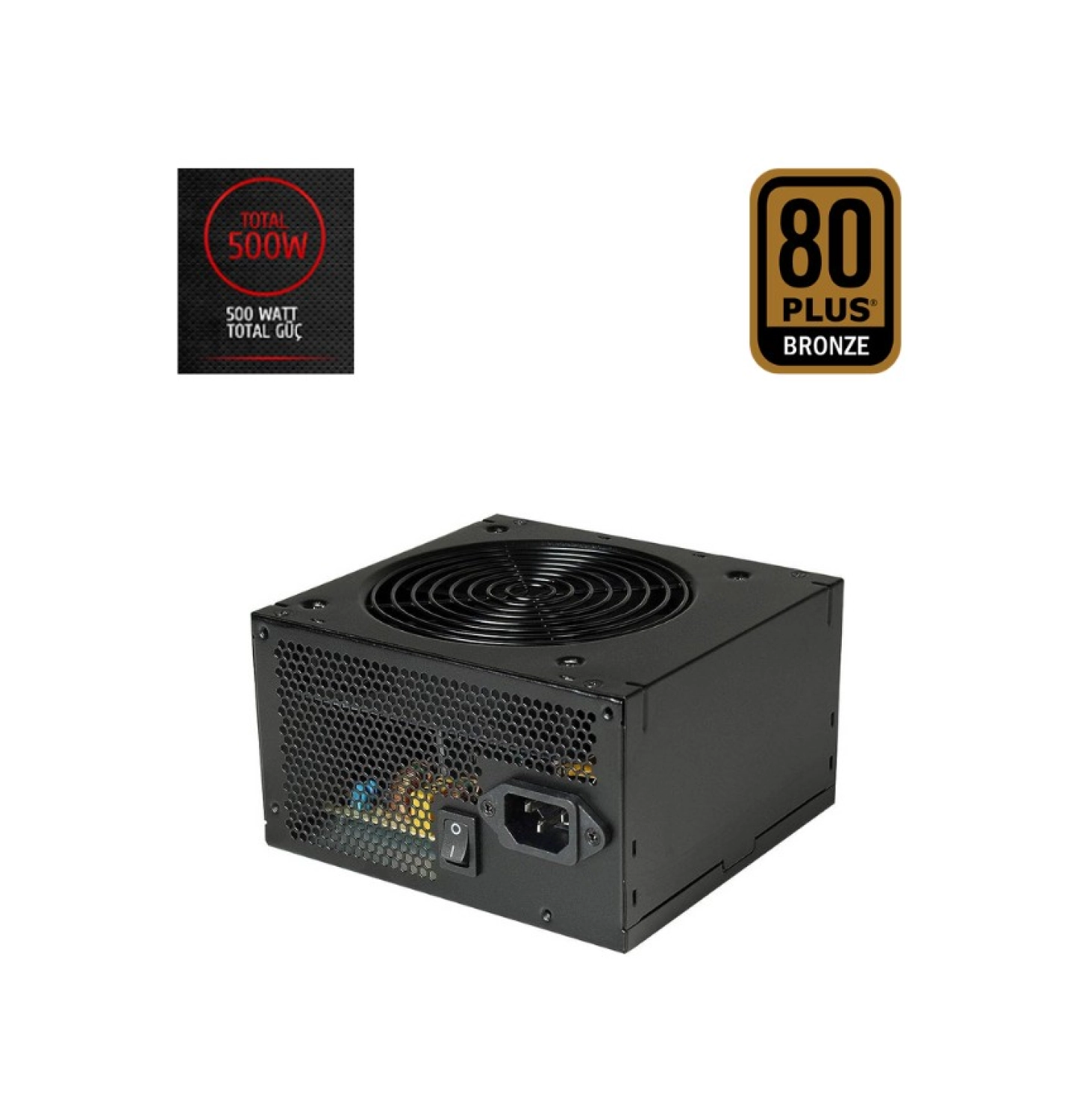Xaser 500W 80+ Plus Bronze Power Supply Pc Güç Kaynağı ürün görseli