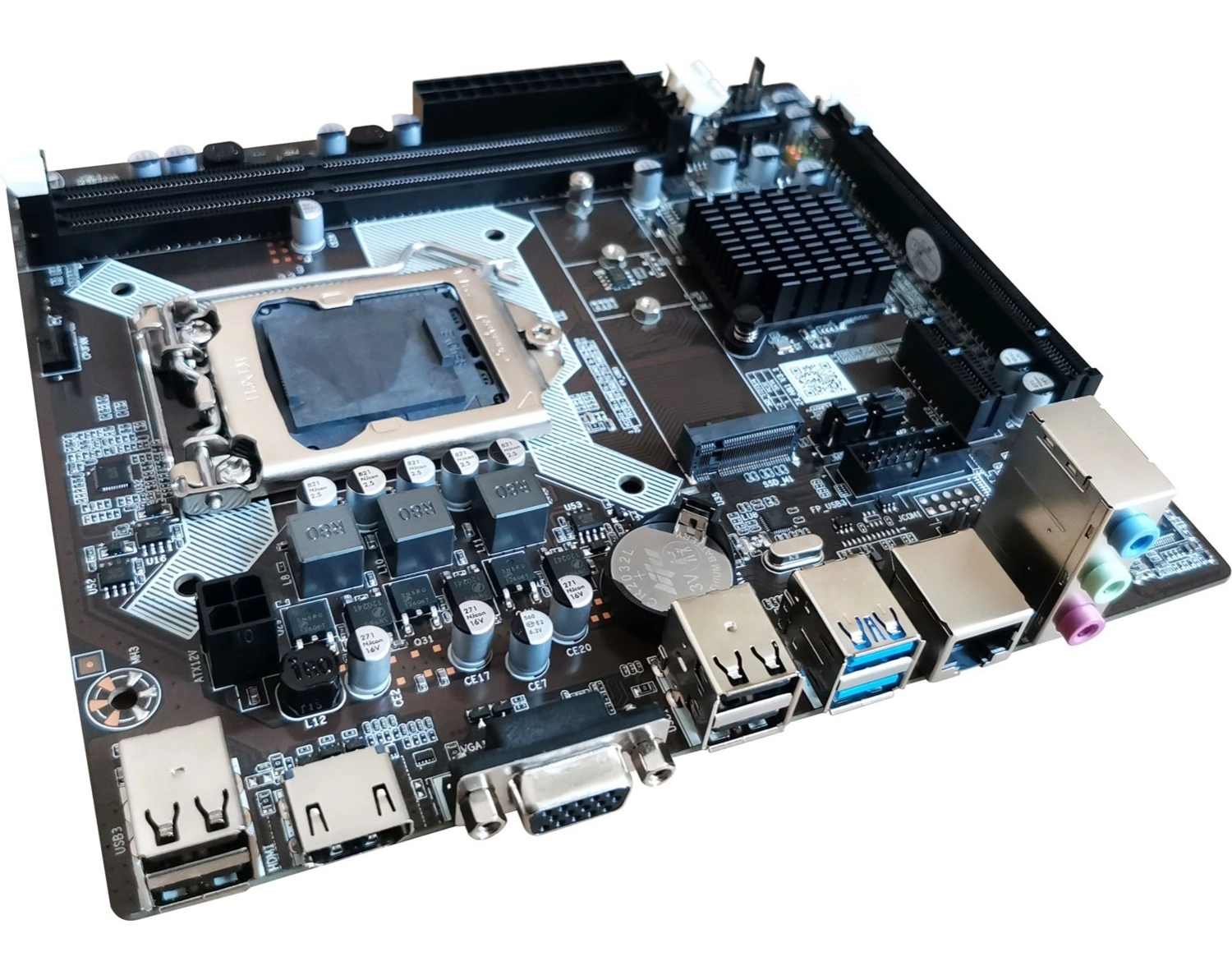Xaser Intel H81 Lga1150 Ddr3 1600 Mhz Vga Hdmi 4.Gen M.2 Nvme Bulk Anakart - Görsel 2