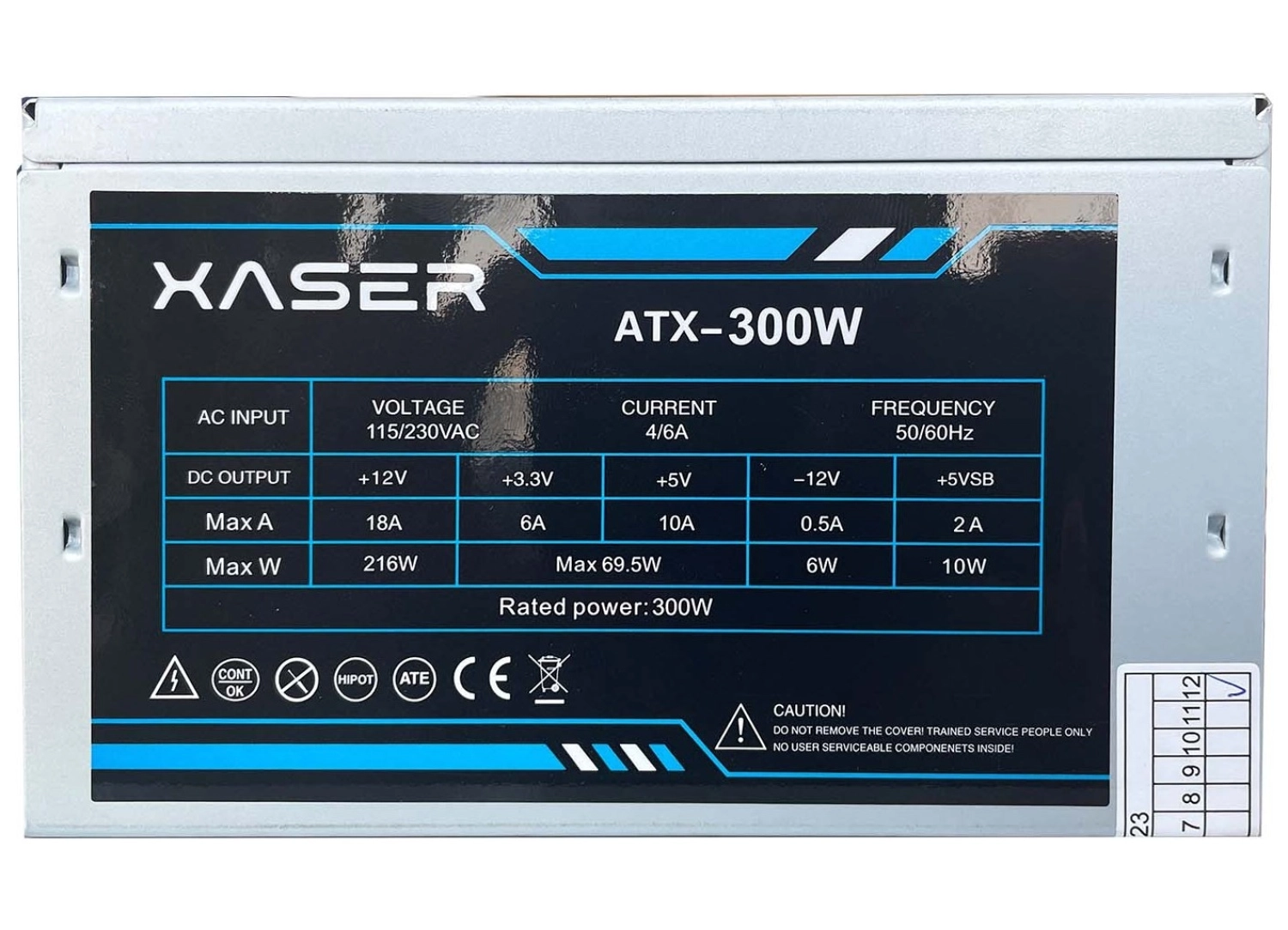 Xaser Xs300 300W 8 Cm Fanlı Power Supply Güç Kaynağı ürün görseli