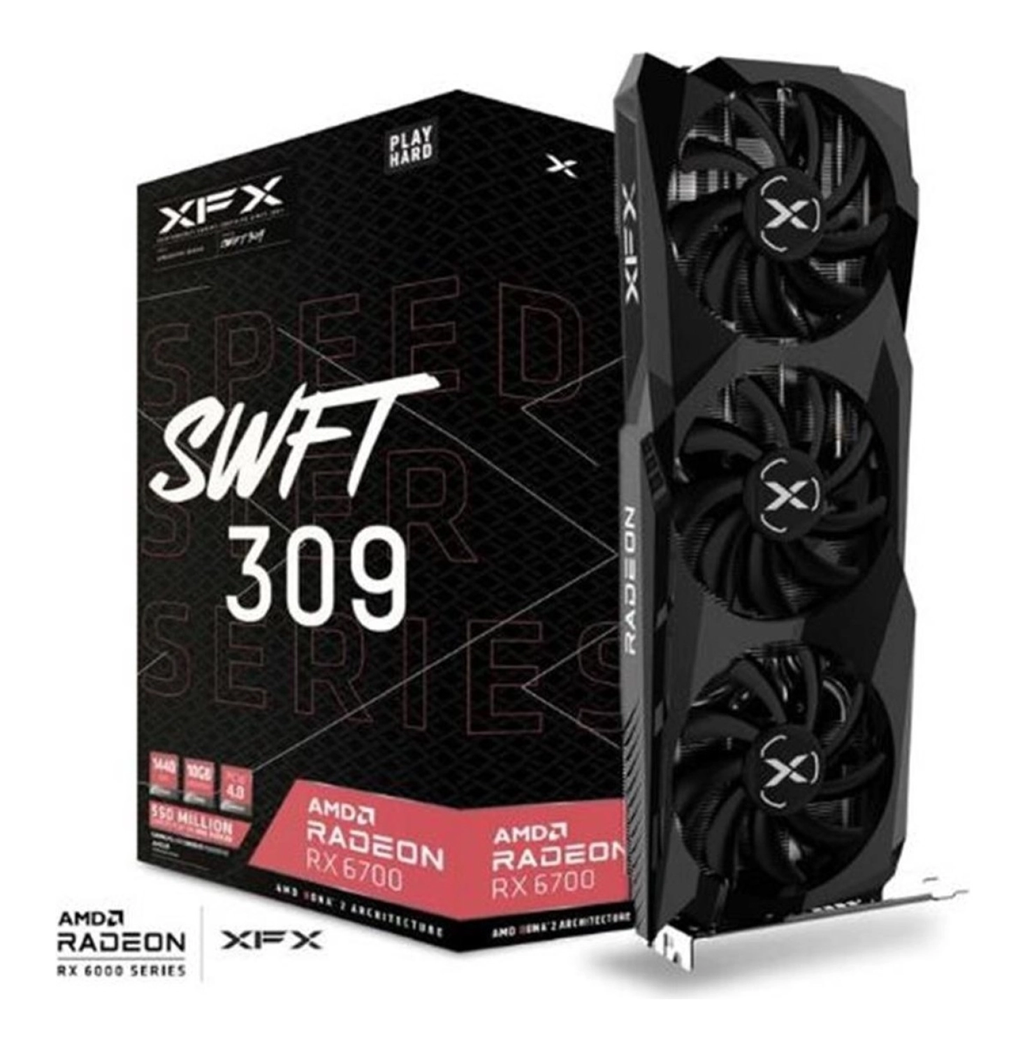 Xfx Amd Radeon Rx6700 Speedster Swft 309 10Gb Gddr6 160Bit Ekran Kartı ürün görseli