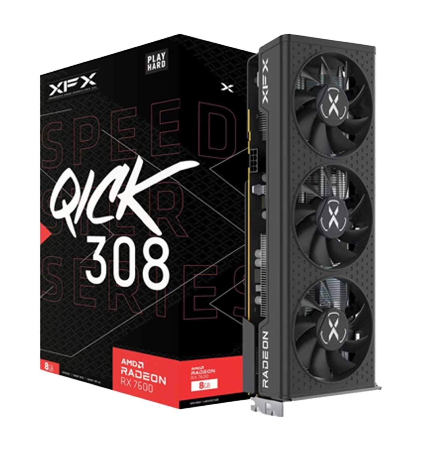 Xfx Speedster Qıck Radeon Rx 7600 Rx-76Pqickby 8Gb Gddr6 128 Bit Ekran Kartı ürün görseli