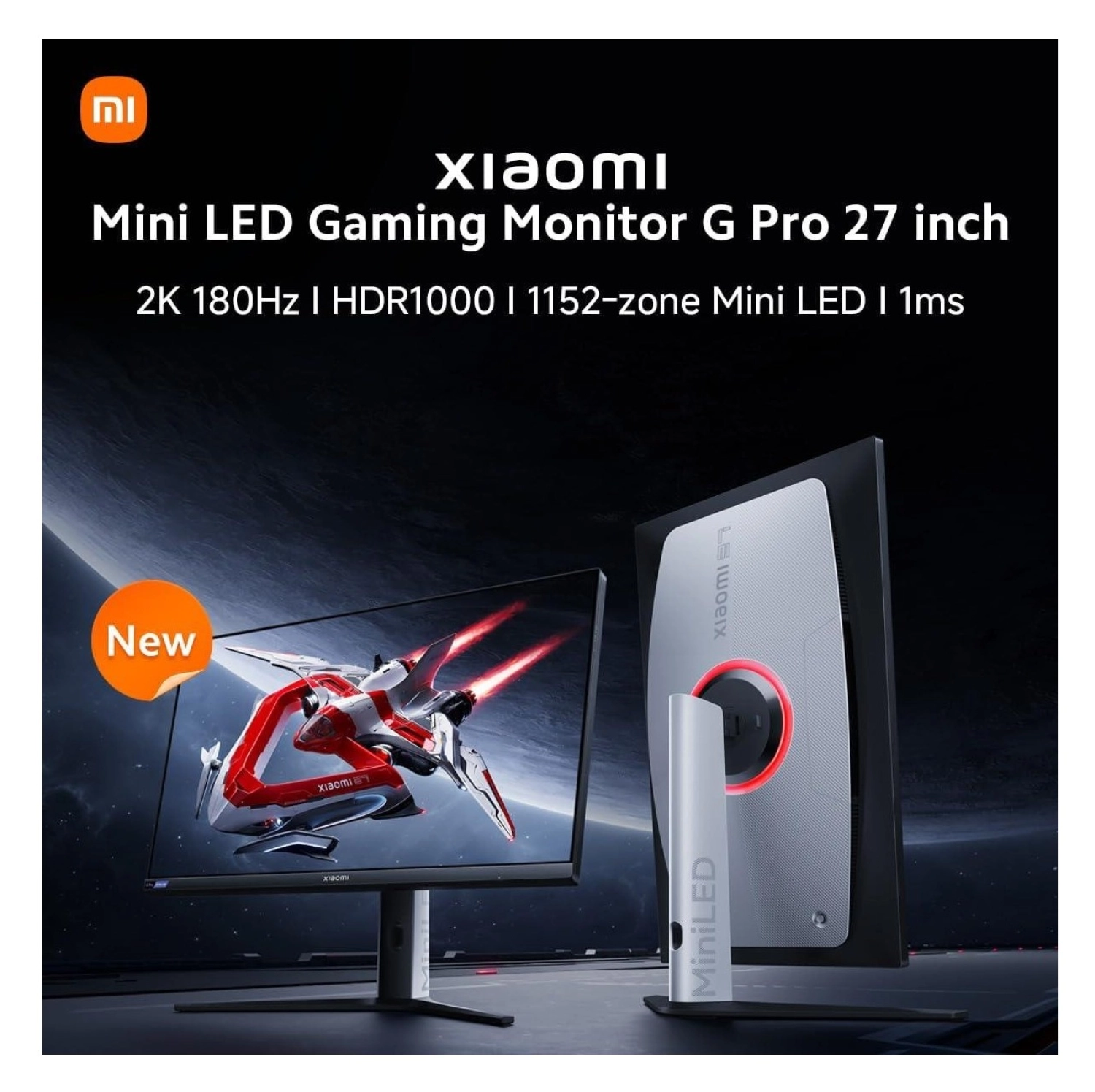 Xiaomi Mini Led Lcd Monitör G Pro 27I Eu 1 Ms Ful Hd 180 Hz 2560 X 1440 Lcd Monitör - Görsel 4