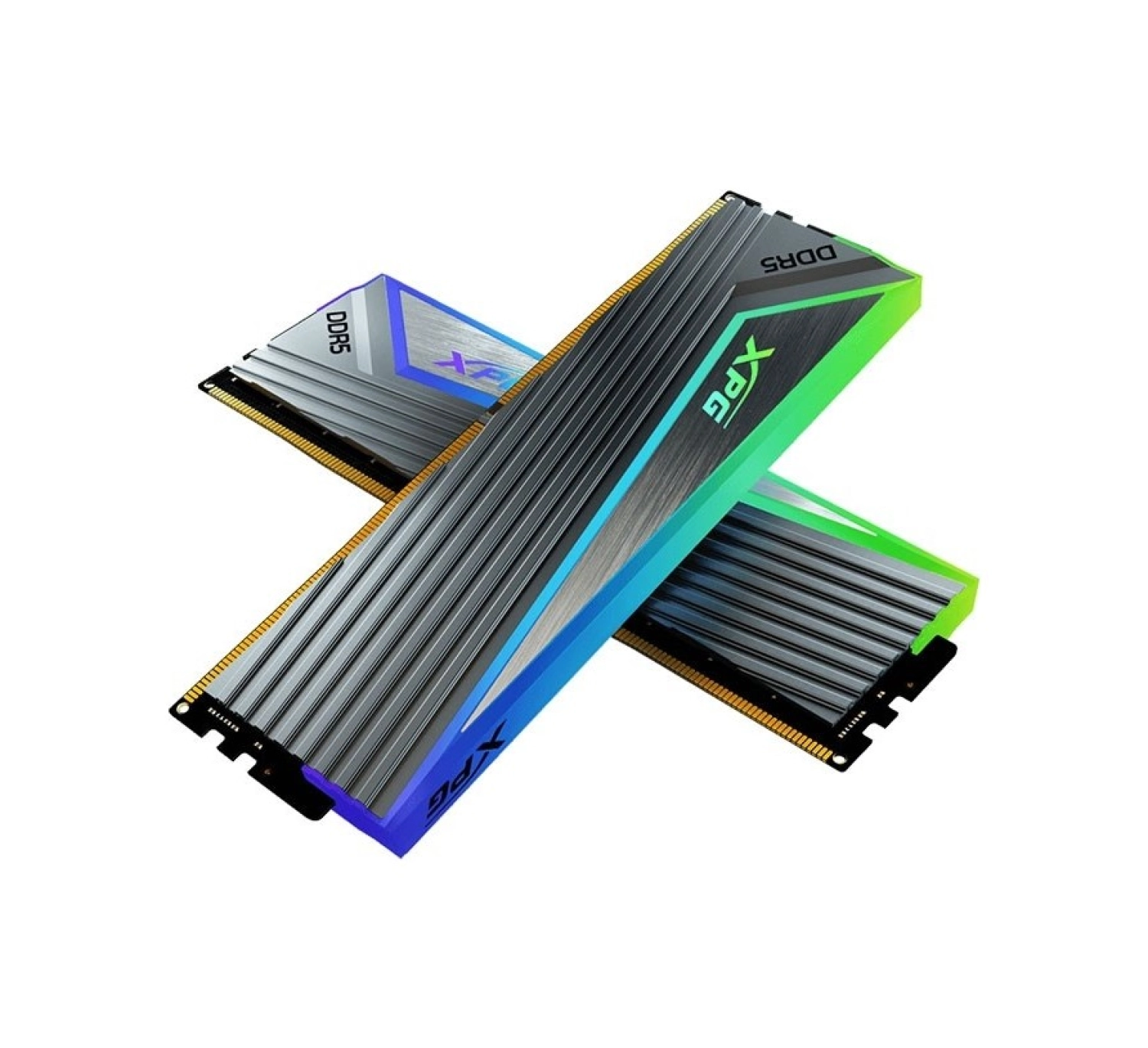Xpg A-Data Ram Dimm 32Gb Ddr5 Xpg 6000Mhz (2X16Gb) Caster Rgb Gray Ax5U6000C3016G-Dccargy - Görsel 2