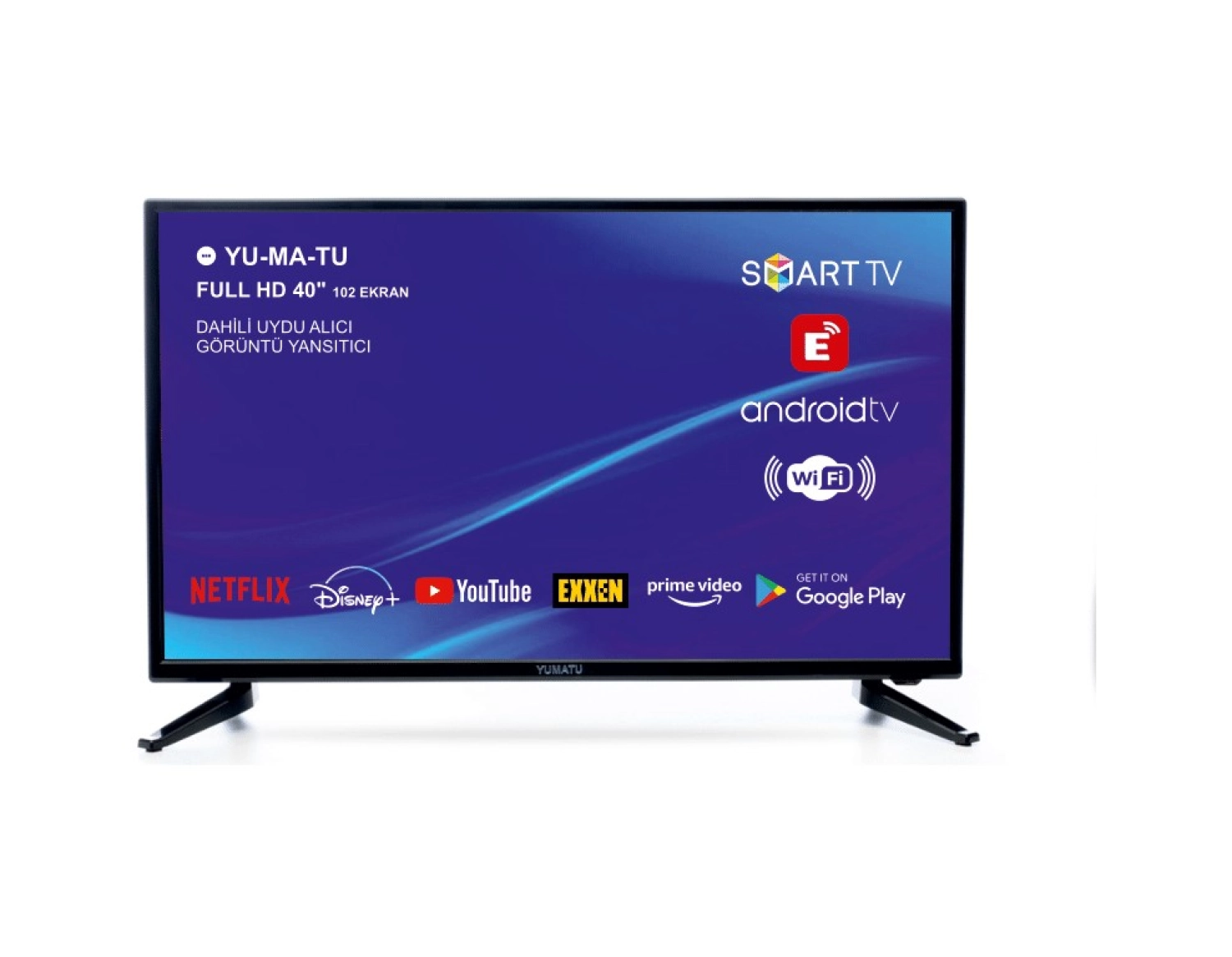 Yumatu 40" 101 Ekran Uydu Alıcılı Android Smart Full Hd Led Tv - Görsel 2