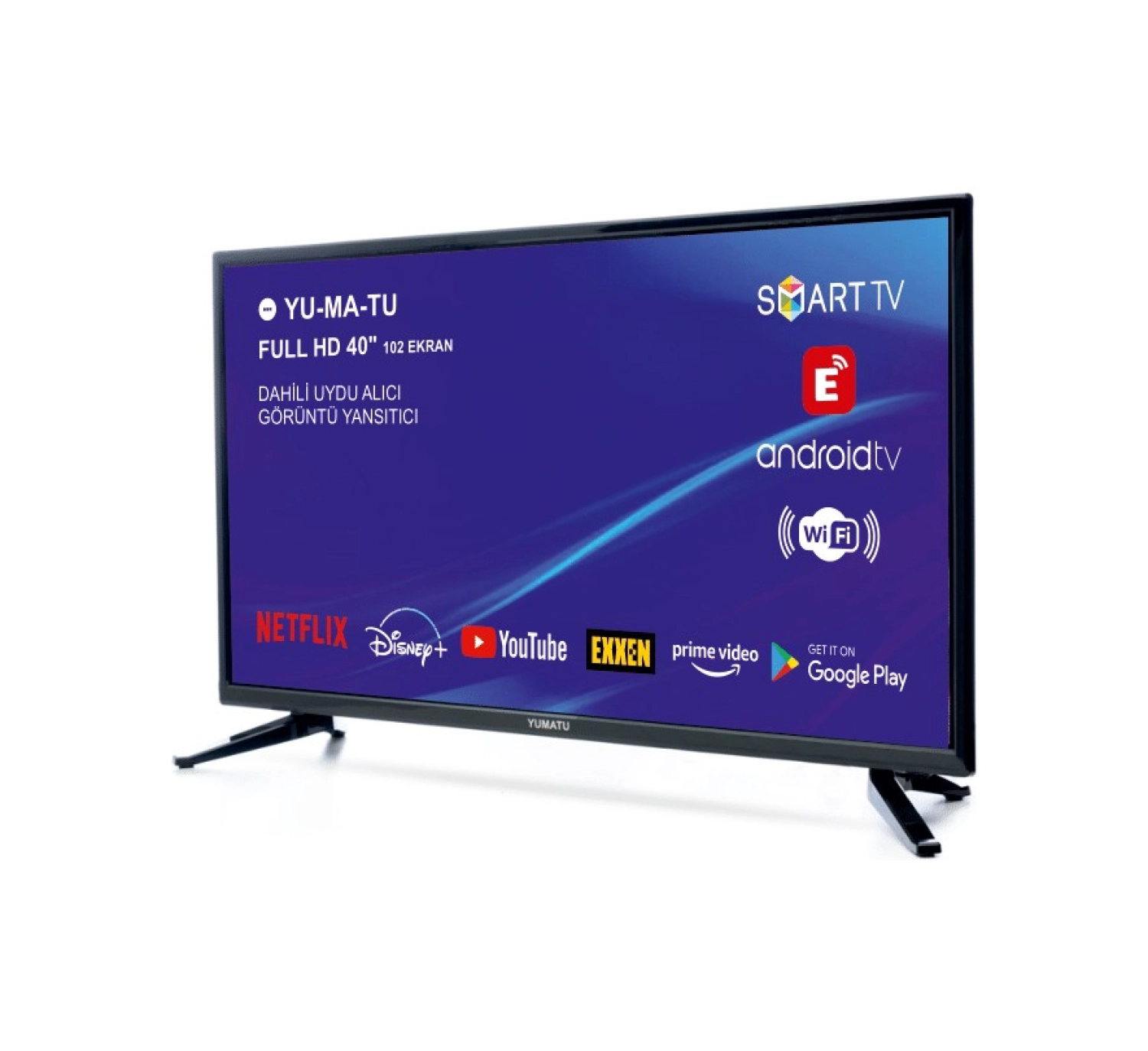 Yumatu 40" 101 Ekran Uydu Alıcılı Android Smart Full Hd Led Tv ürün görseli