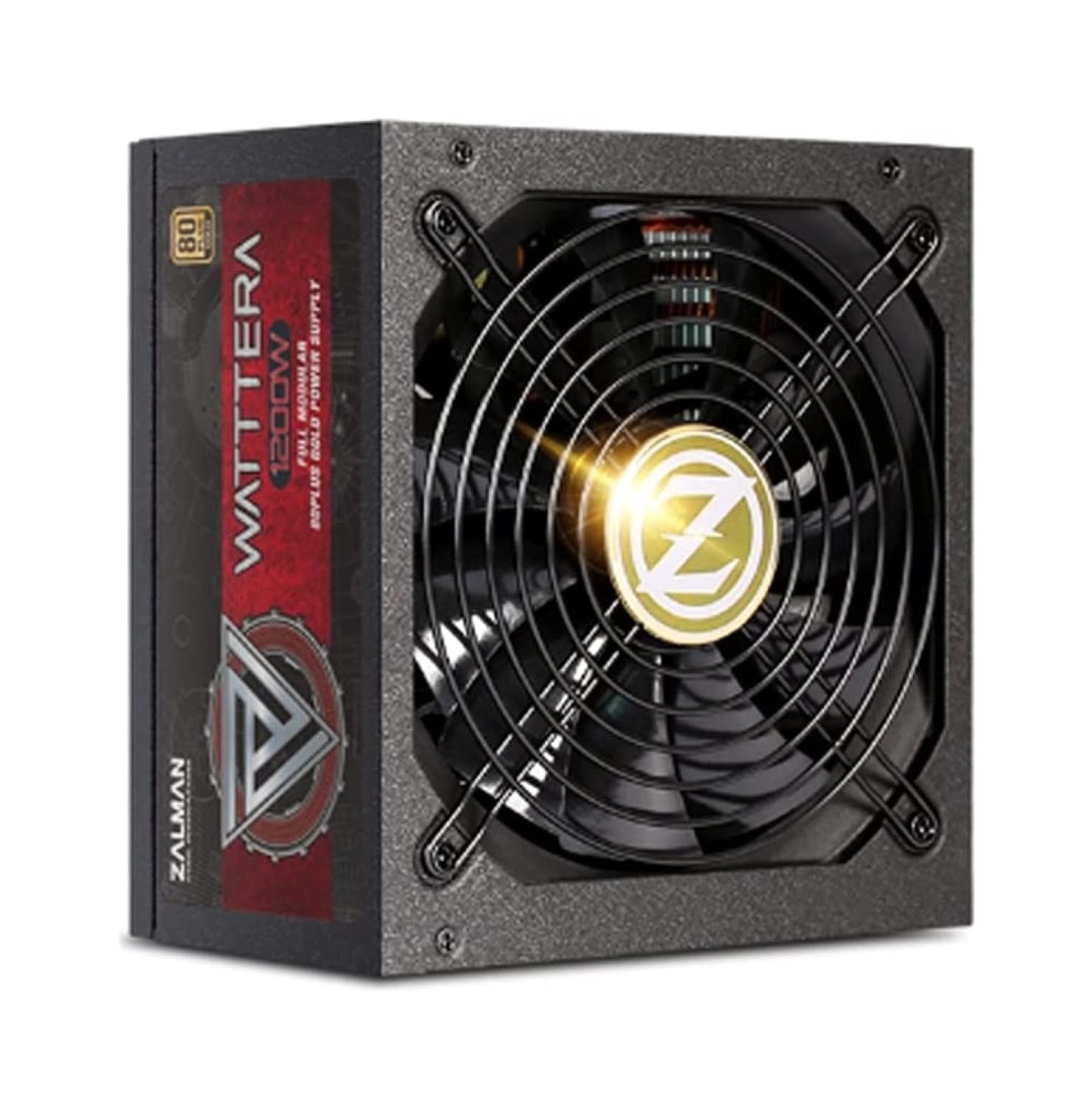 Zalman Wattera Zm1200-Ebtii 1200W 80+ Gold 13,5Cm Fan Modüler Sessiz Power Supply ürün görseli