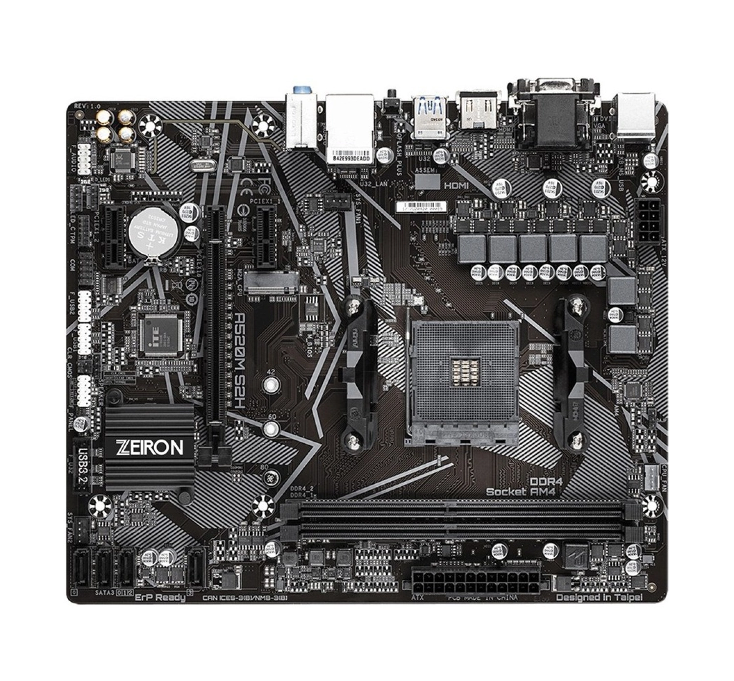 Zeiron A520-Da1 3200 Mhz Ddr4 Amd Socket Hdmı, Vga M.2 Matx Am4 Anakart ürün görseli
