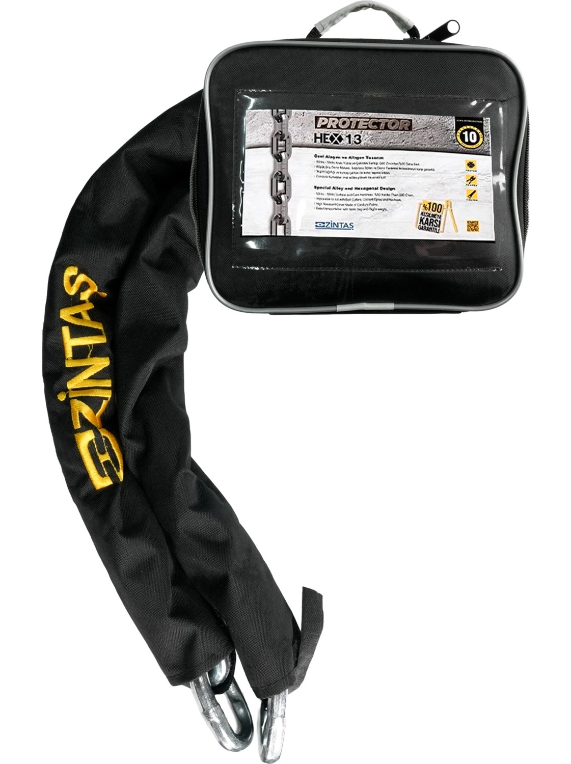 Zintaş Protector Hex13Mm Motosiklet Zinciri Sadece Zincir 180Cm ürün görseli