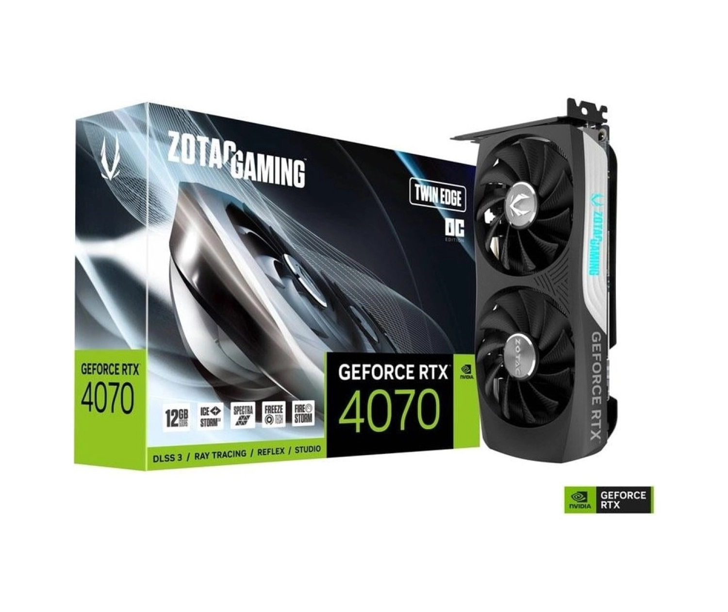 Zotac Geforce Rtx 4070 Twın Edge Oc 12Gb Gddr6 192Bit Dlss 3 Ekran Kartı ürün görseli