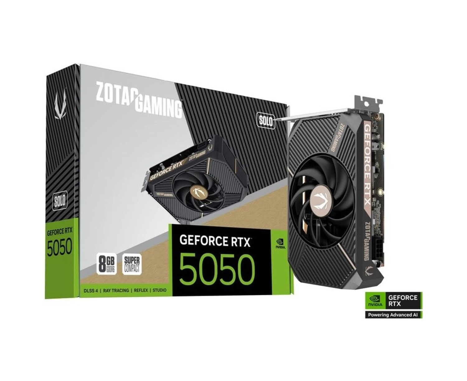 Zotac Geforce Rtx 5050 Gaming Solo 8Gb Gddr6 128Bit Dlss 4 Ekran Kartı ürün görseli