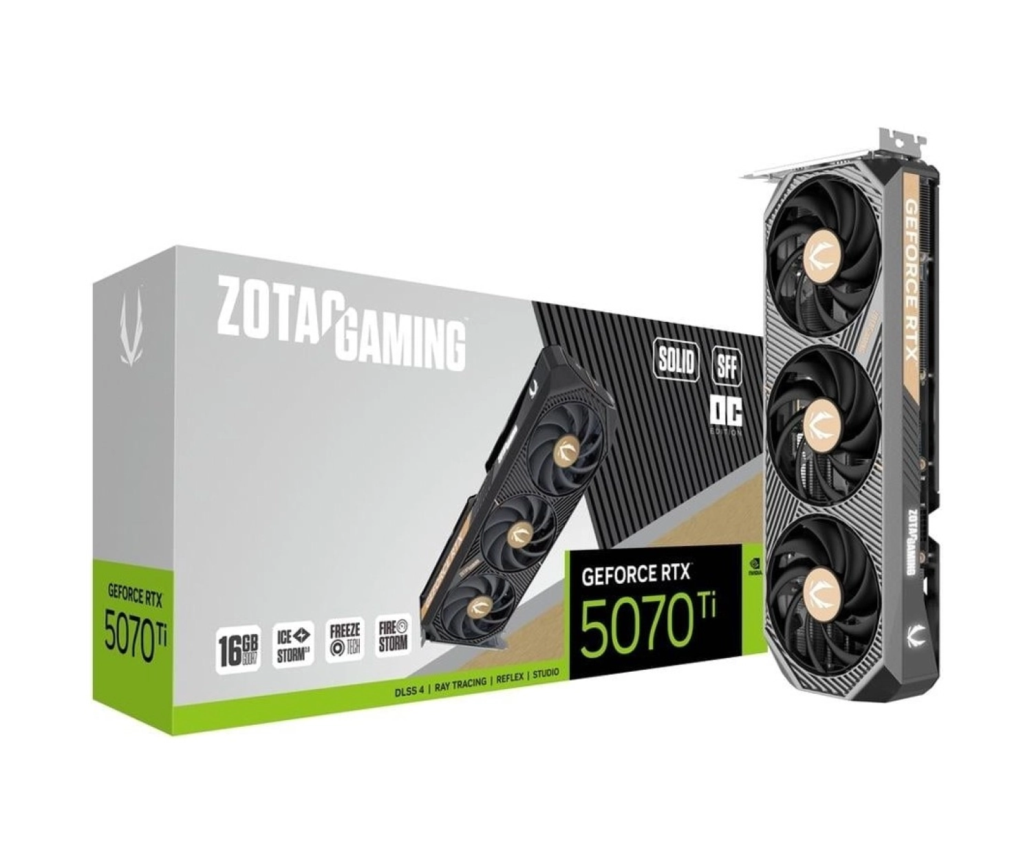 Zotac Geforce Rtx 5070 Tı Gaming Solıd Sff Oc 16Gb Gddr7 256Bit Dlss 4 Ekran Kartı ürün görseli