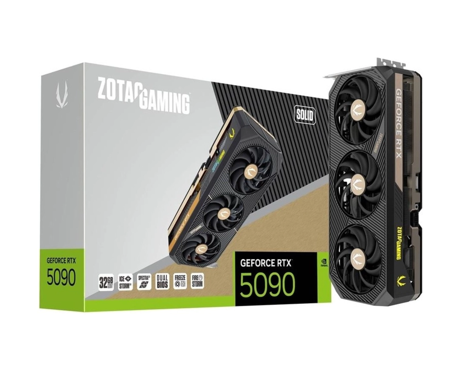 Zotac Geforce Rtx 5090 Gaming Solıd 32Gb Gddr7 512Bit Dlss 4 Ekran Kartı ürün görseli
