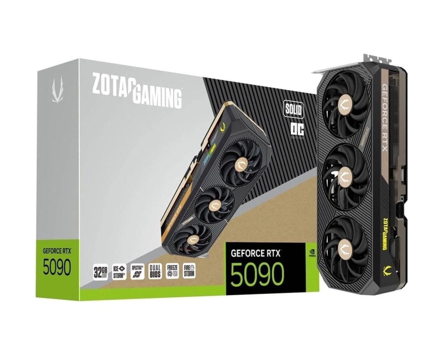 Zotac Geforce Rtx 5090 Gaming Solıd Oc 32Gb Gddr7 512Bit Dlss 4 Ekran Kartı ürün görseli