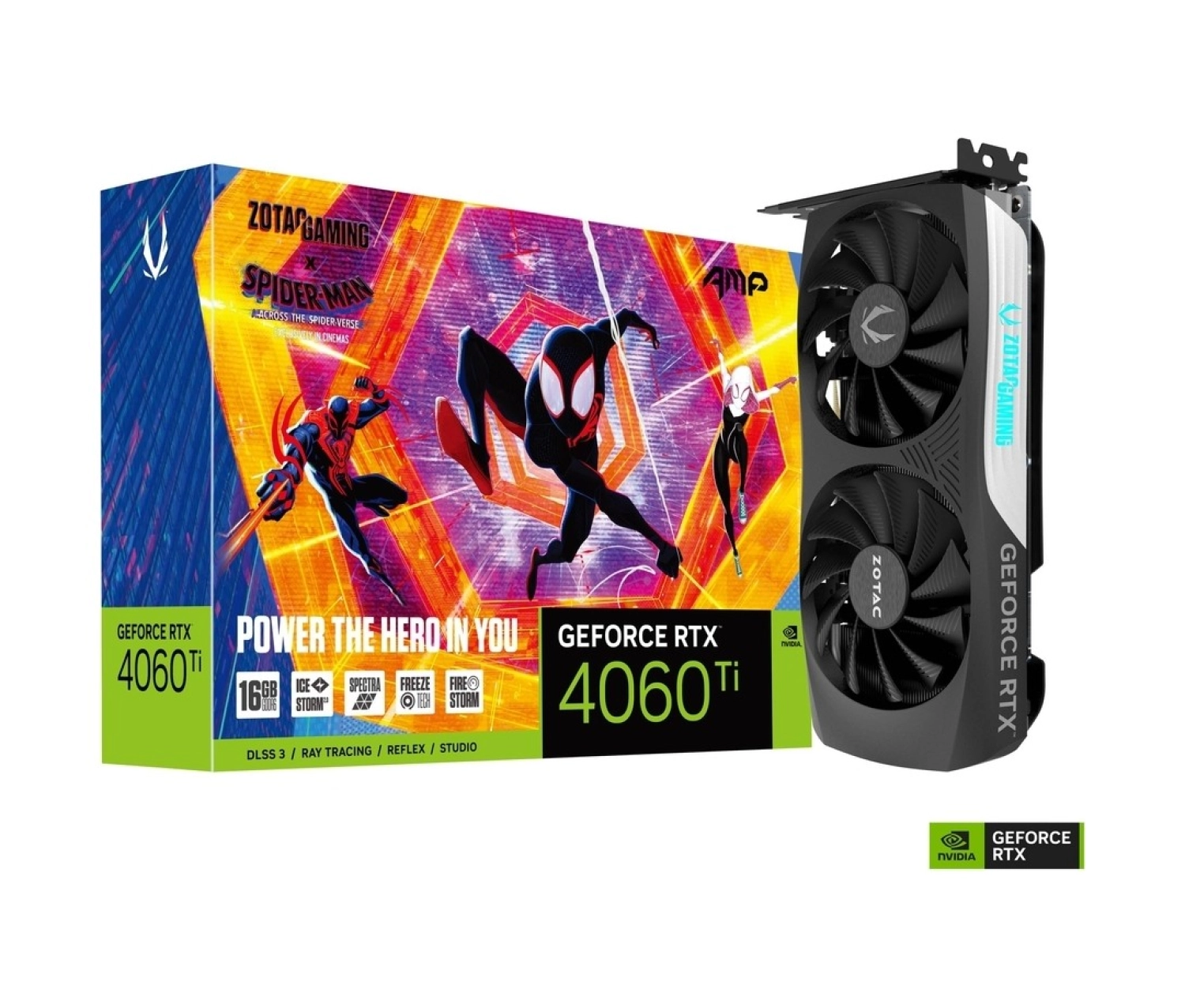 Zotac Rtx4060 Ti Amp Spıderman Nvidia 16Gb Gddr6 128Bit Ekran Kartı Zt-D40620F-10Smp - Görsel 7
